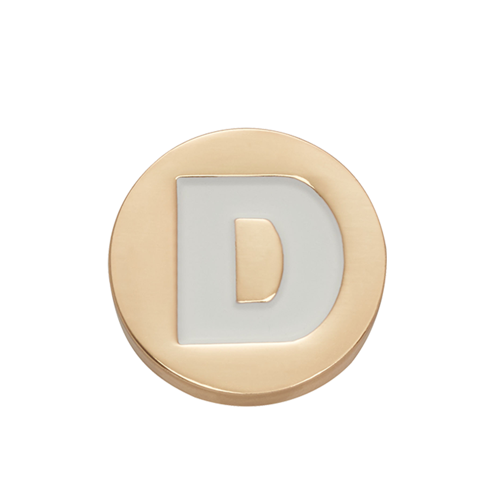 Gold Letter D