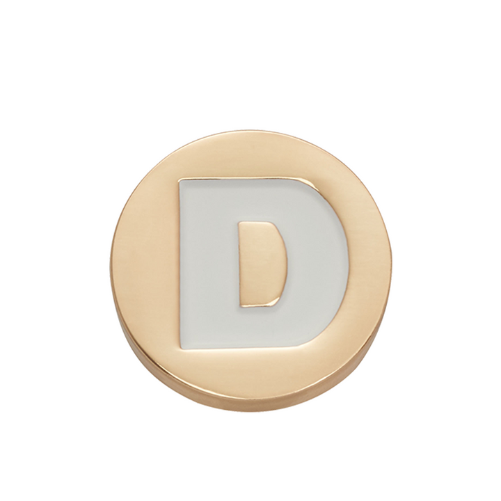 Gold Letter D