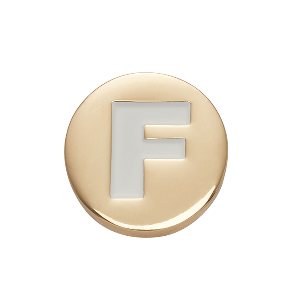 Gold Letter F