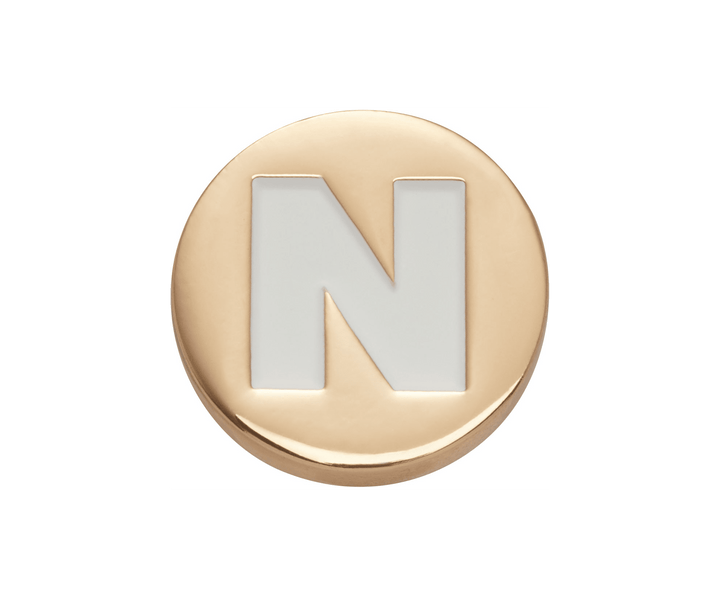 Gold Letter N