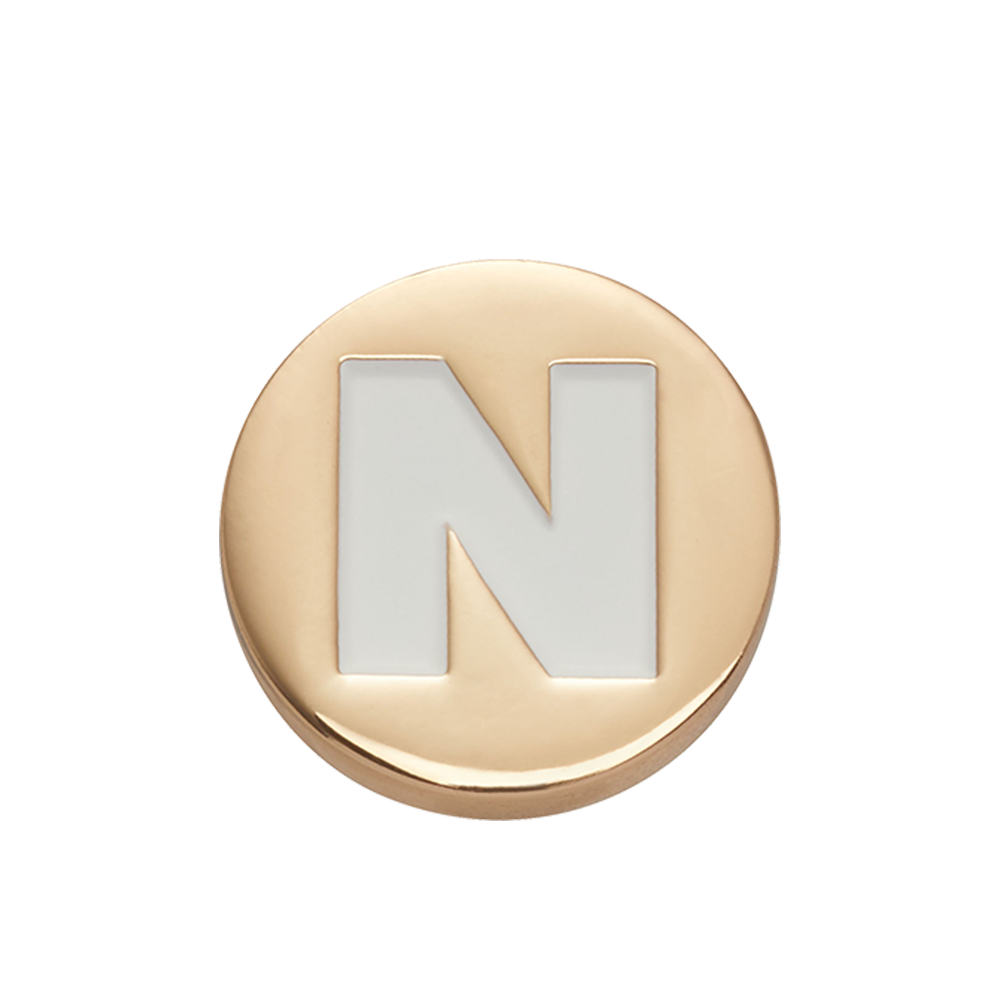 Gold Letter N