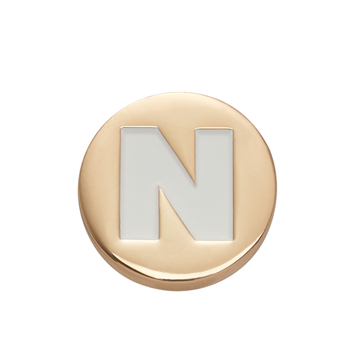Gold Letter N