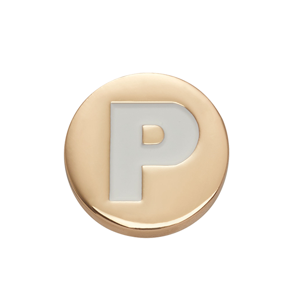 Gold Letter P