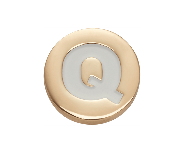 Gold Letter Q