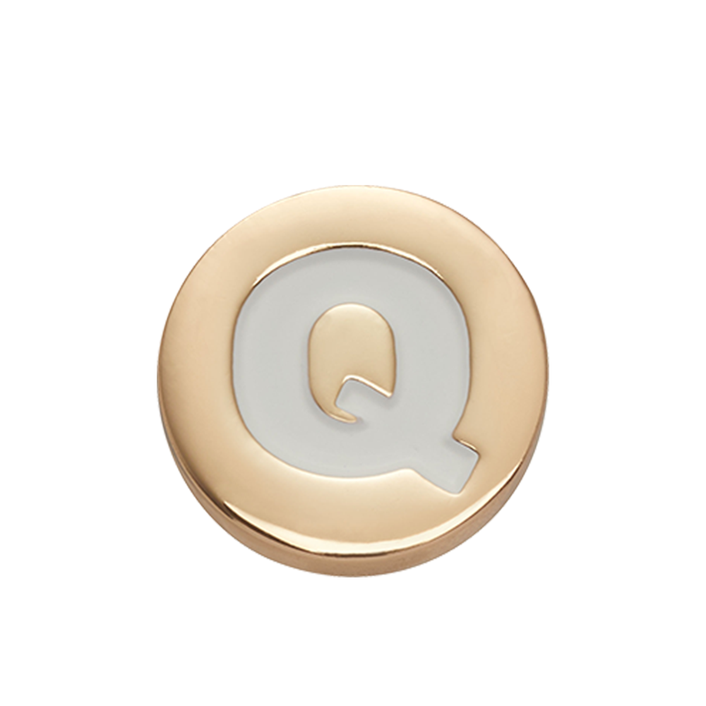 Gold Letter Q