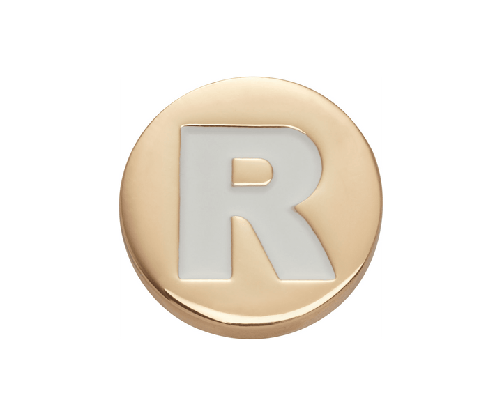 Gold Letter R