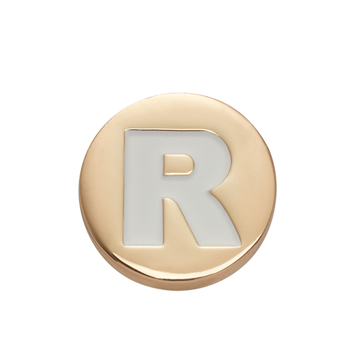 Gold Letter R