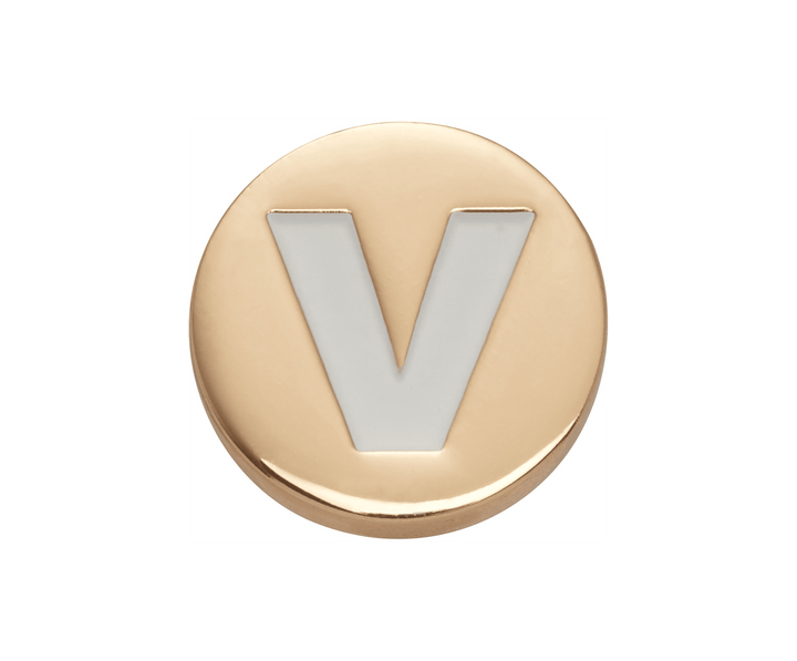 Gold Letter V