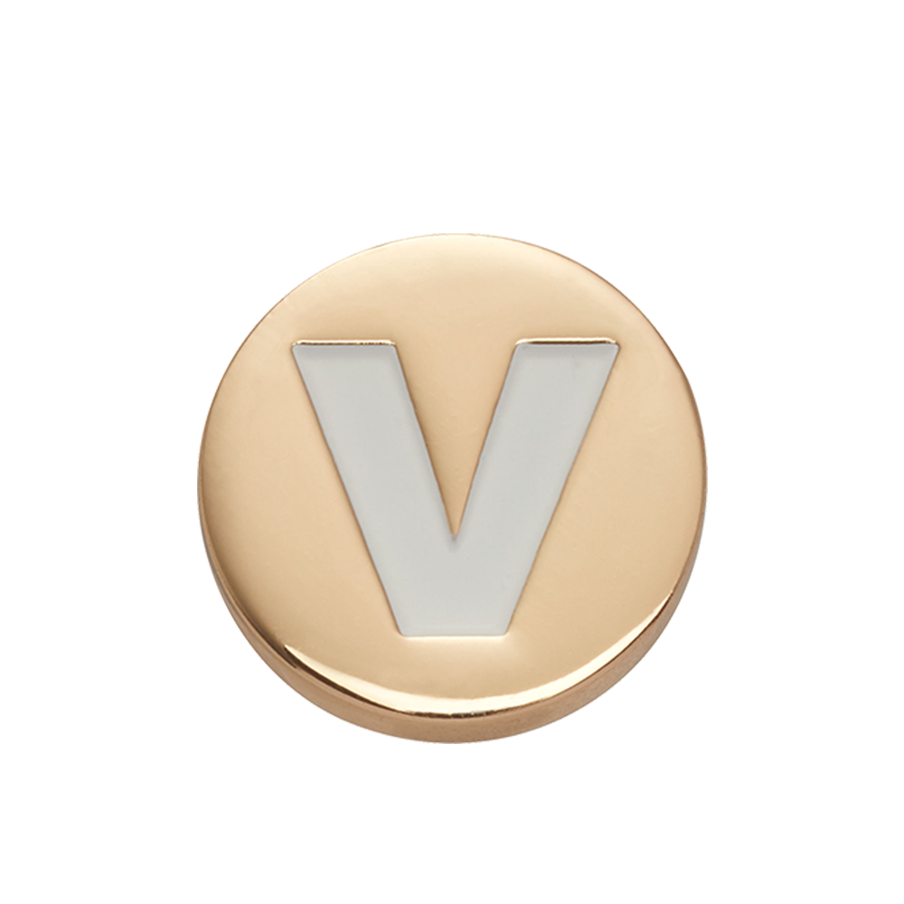 Gold Letter V