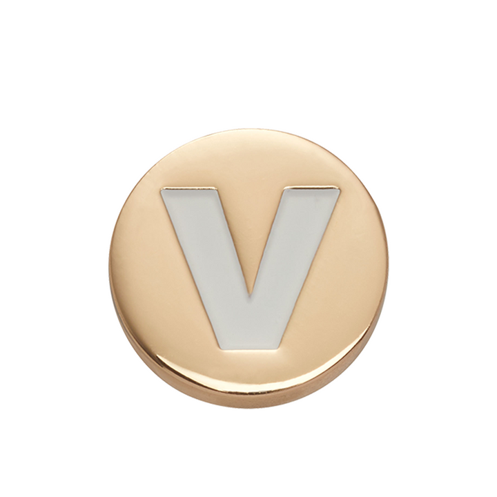 Gold Letter V