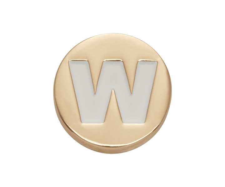 Gold Letter W