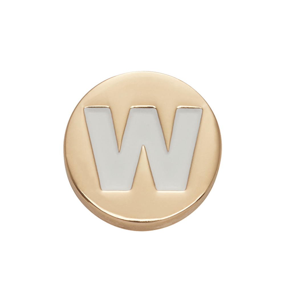 Gold Letter W