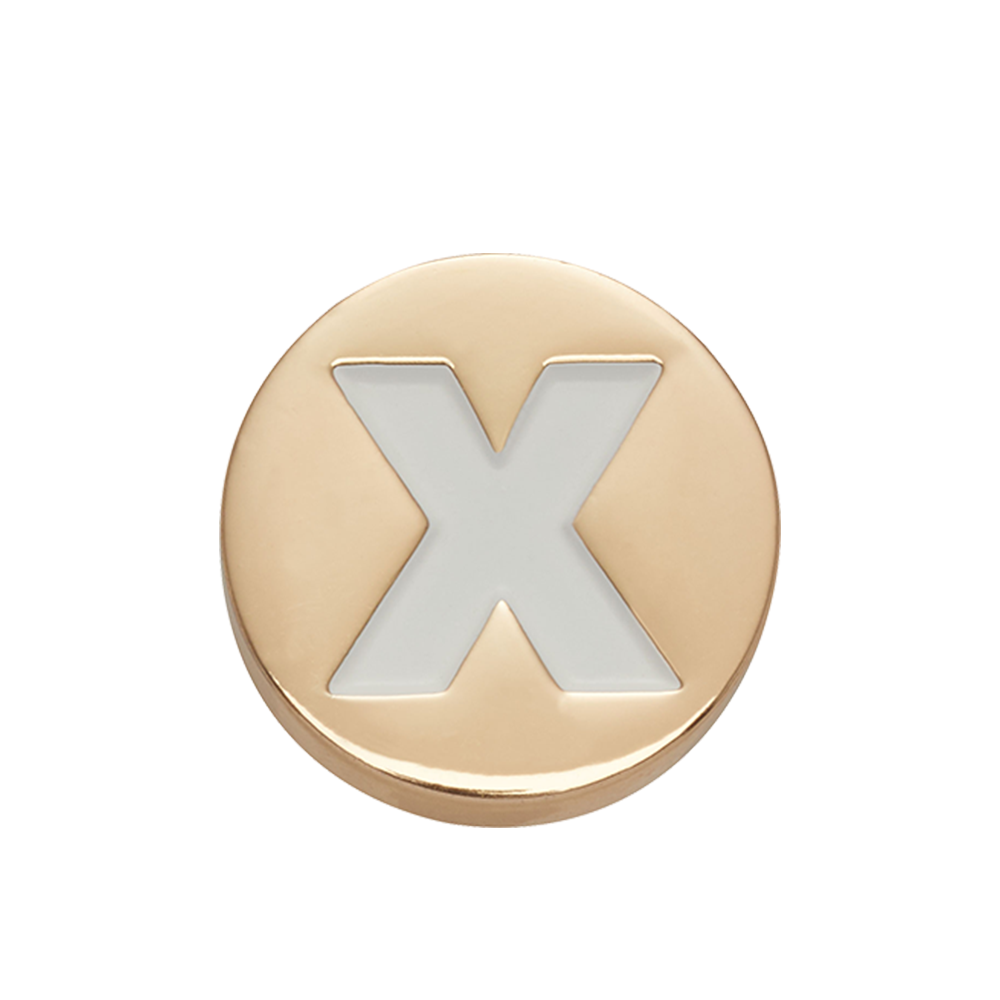 Gold Letter X