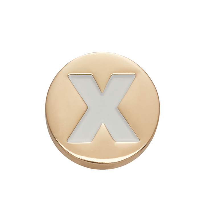 Gold Letter X