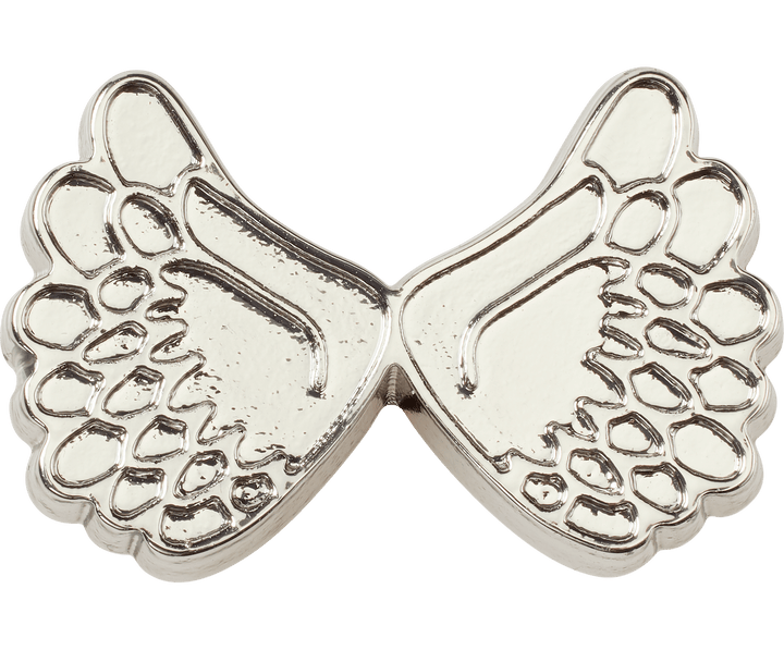 Open Metallic Angel Wings