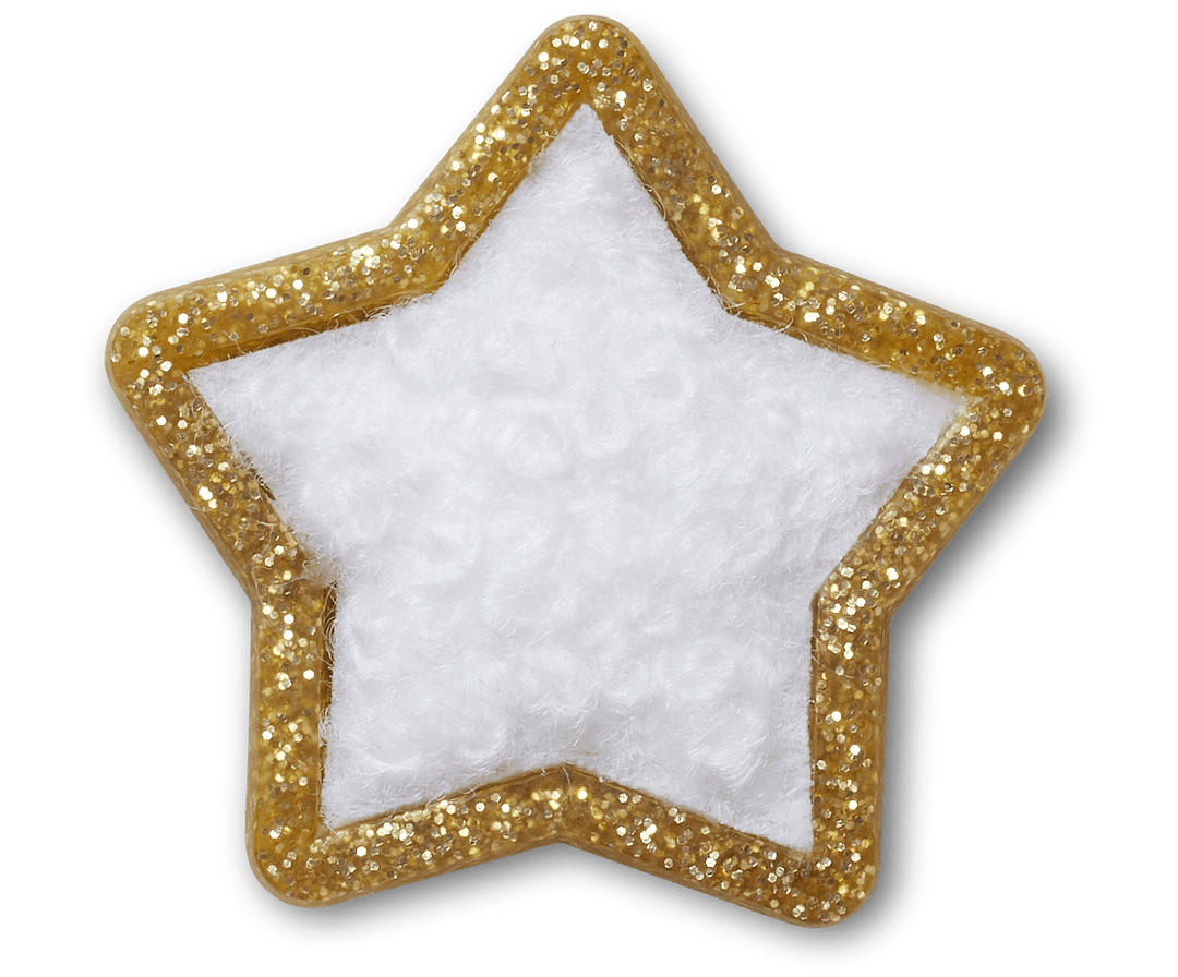 Crocs Glitter Star Patch Jibbitz