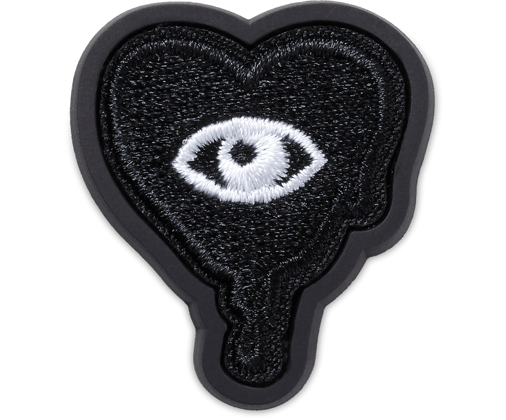 Dripping Black Heart Patch