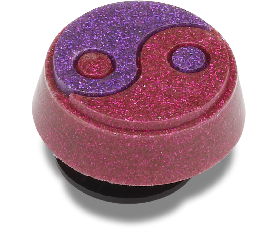 Glitter Pink Yin Yang