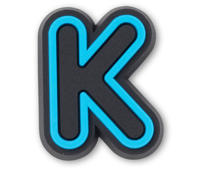 Blue Alphabet K