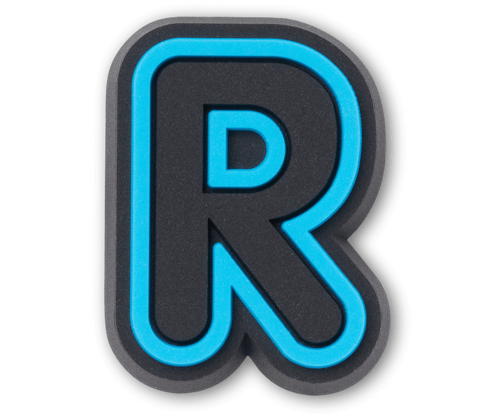 Blue Alphabet R