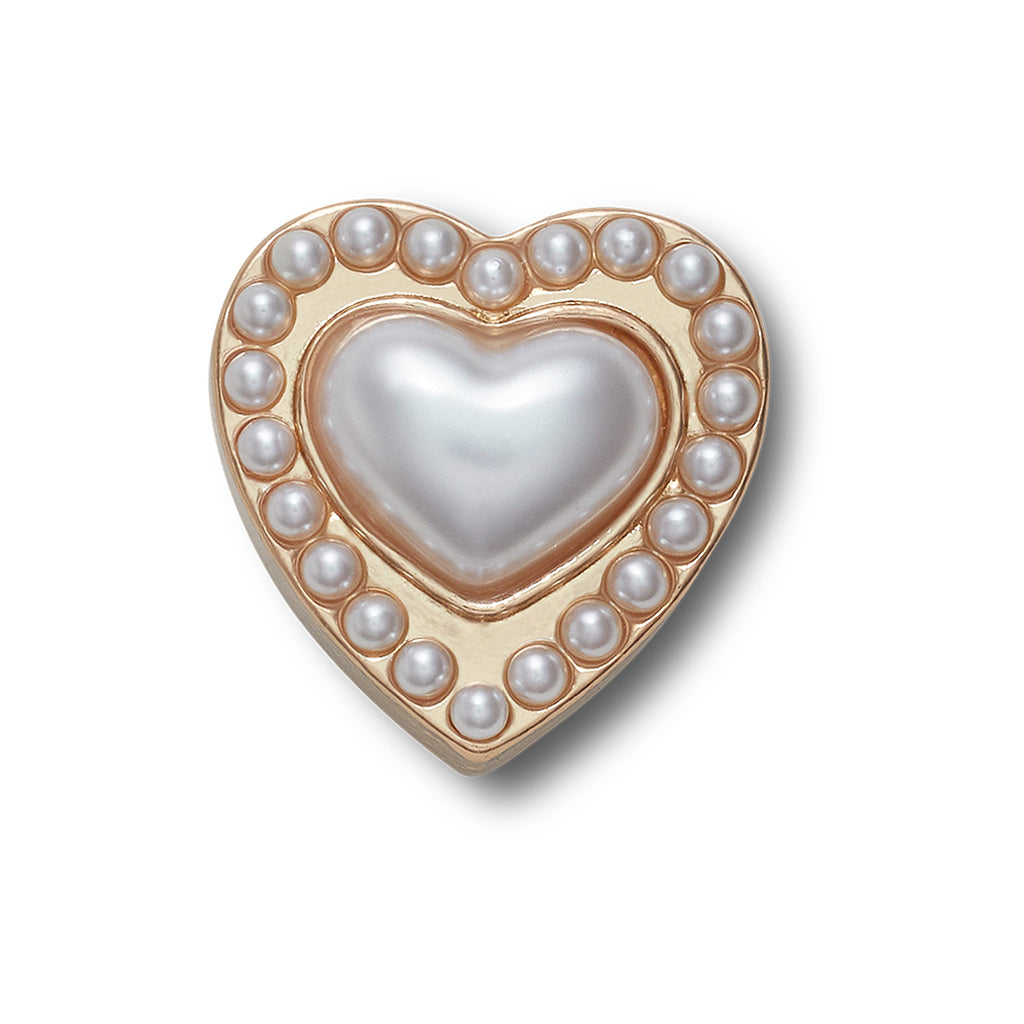 Gold Pearl Heart