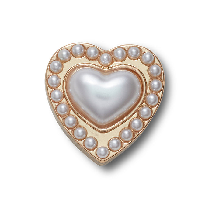 Gold Pearl Heart