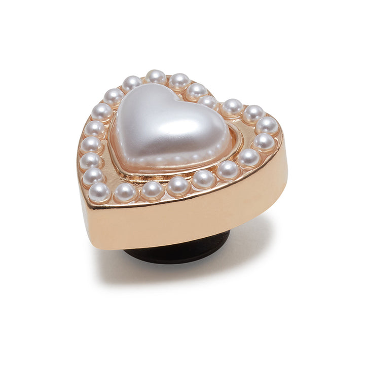 Gold Pearl Heart