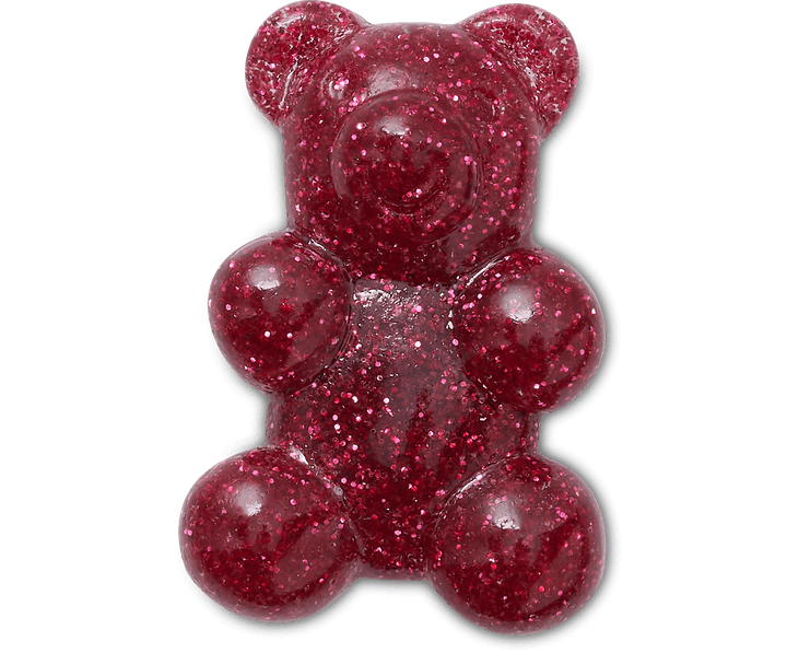 Glitter Pink Candy Bear