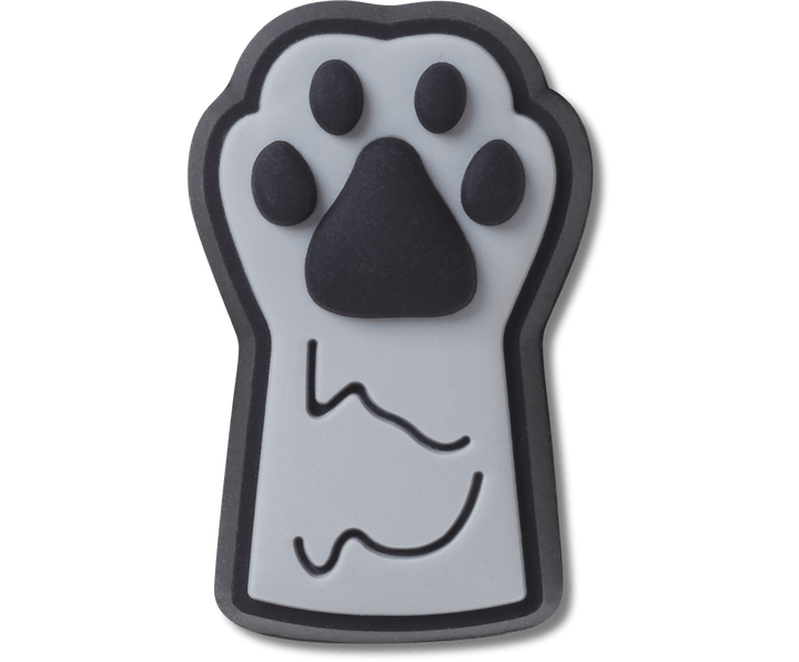 Crocs Grey Kitty Paw Jibbitz