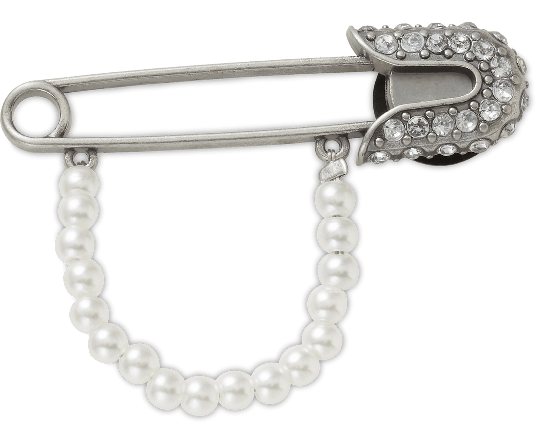 Crocs Pearl Chain Safety Pin Jibbitz