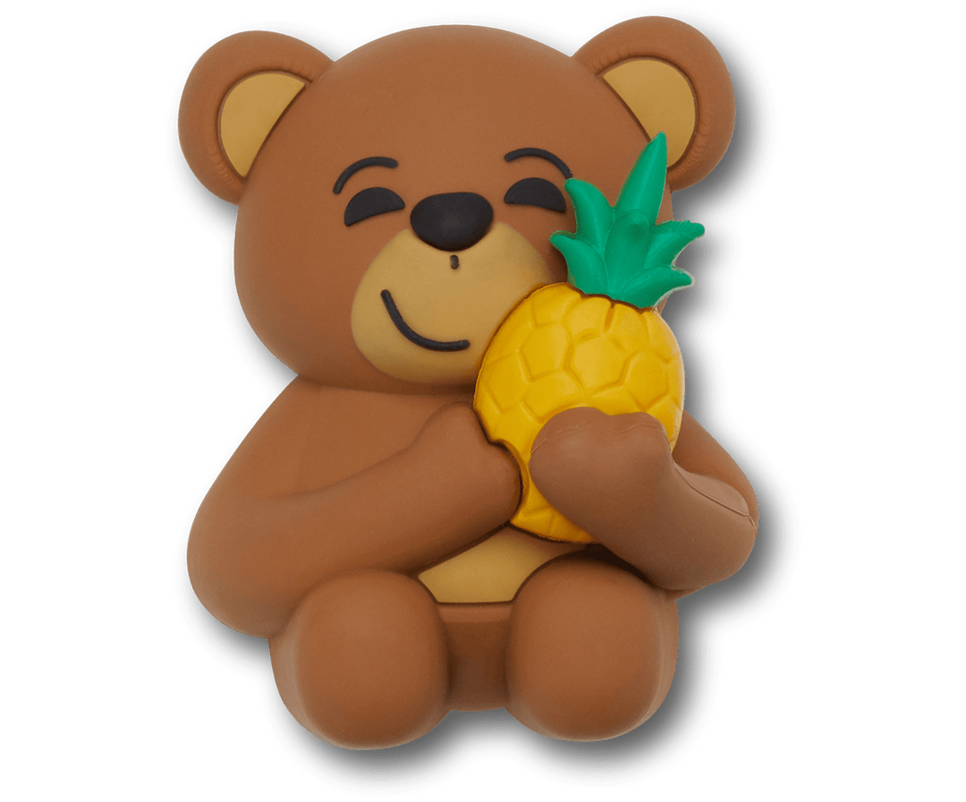 Crocs Bear Hugging Pineapple Jibbitz