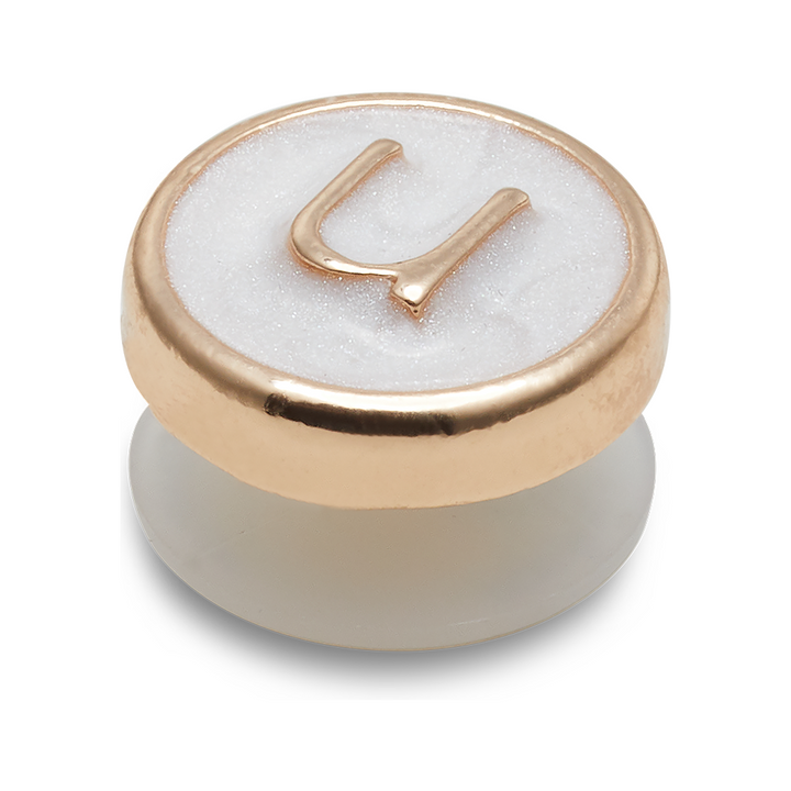 Tiny Pearlized Letter U