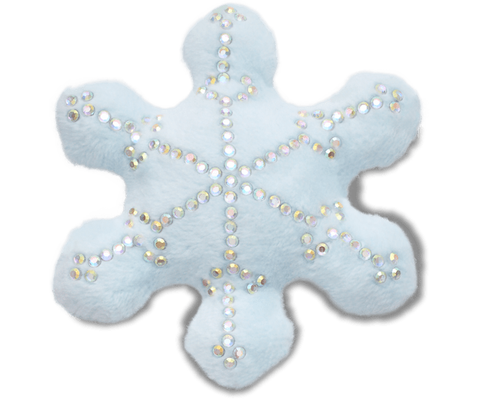 Crocs Jibbitz Plush Studded Snowflake