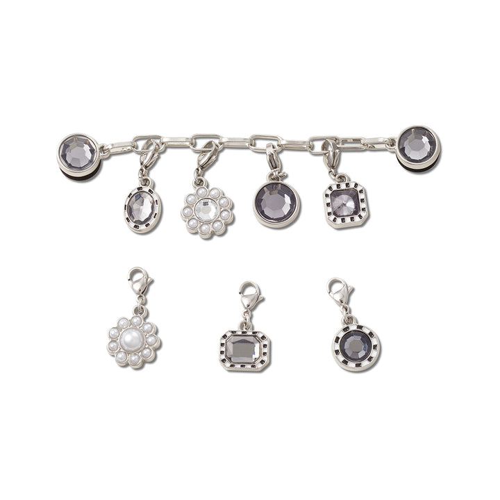 Silver Adjustable Charm Chain