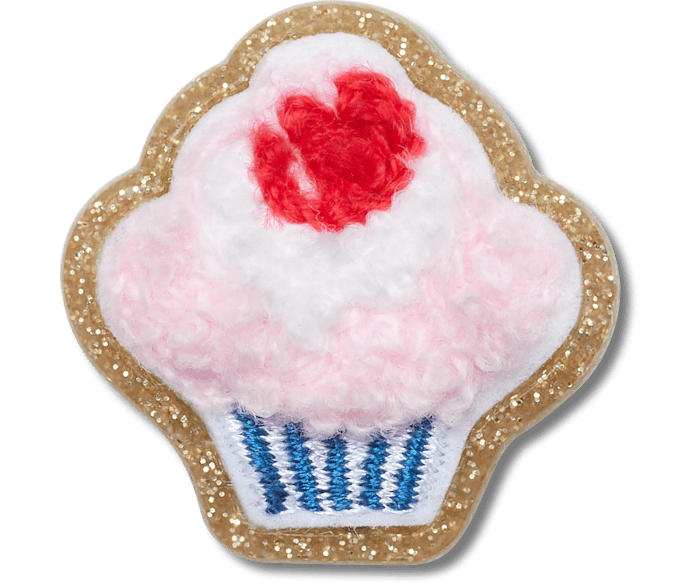 Crocs Jibbitz Patchwork Pink Cupcake