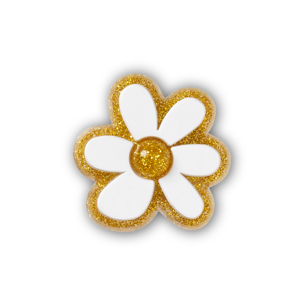 Gold and White Floral