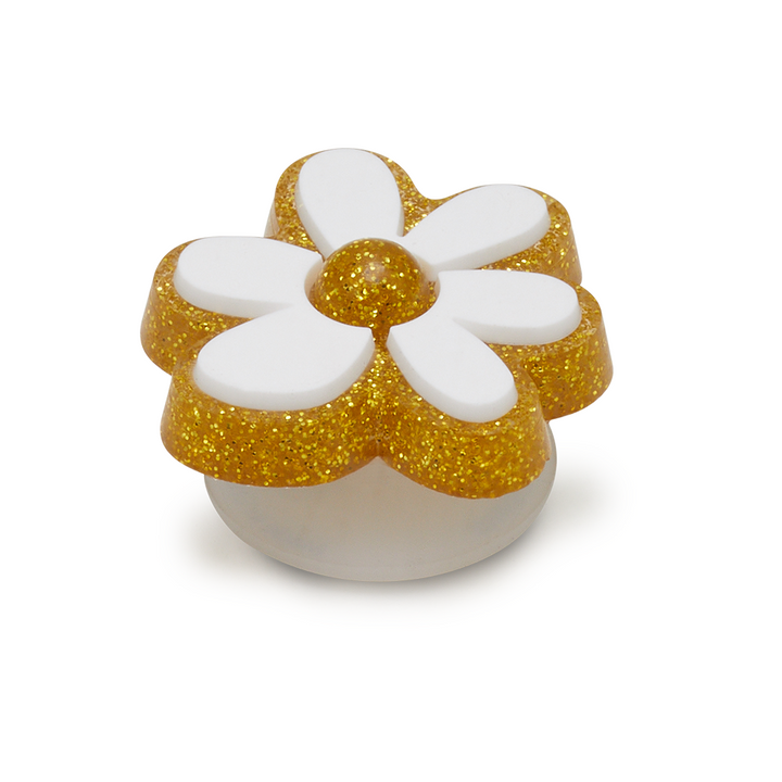 Gold and White Floral