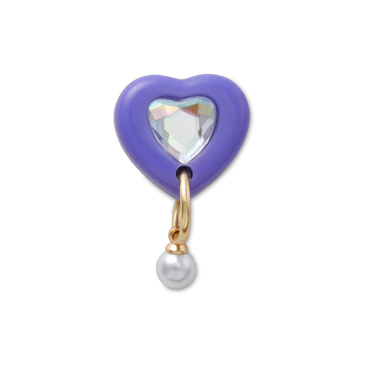 Purple Heart With Pearl