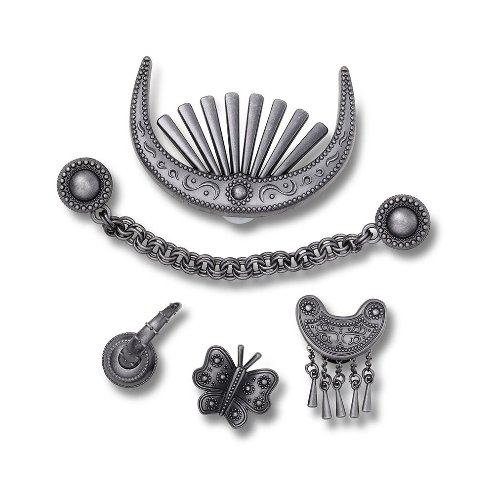 Silver Metal Mix 5 Pack