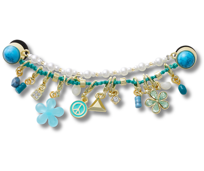 Blue Adjustable Charm Chain