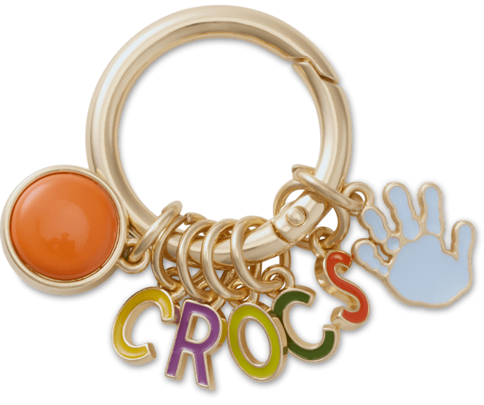 Crafted Crocs Ring Keychain