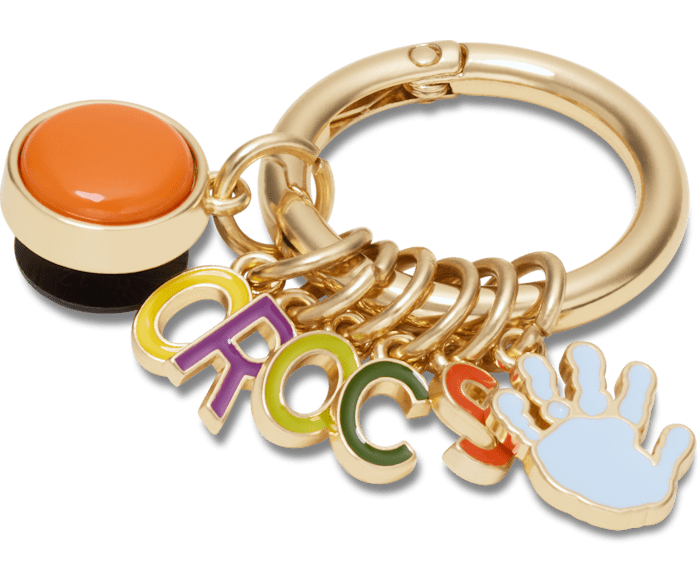 Crafted Crocs Ring Keychain
