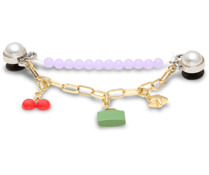 Purple Meta Charm Chain