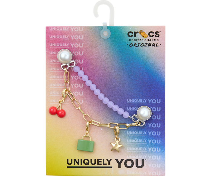 Purple Meta Charm Chain