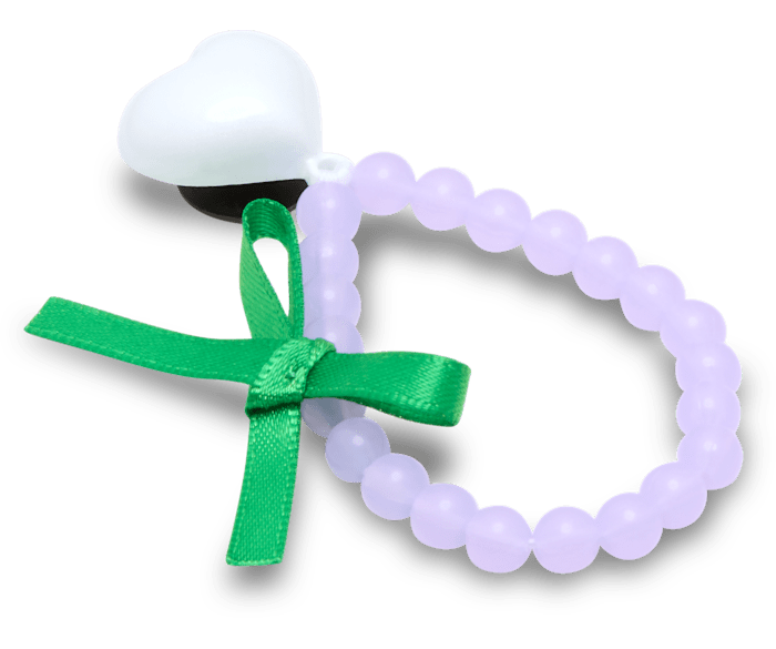 Purple SMT Pearl Dangle