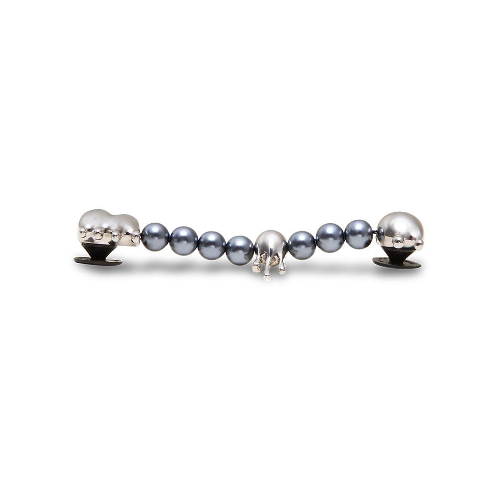 Pearl Melted Silver Chain