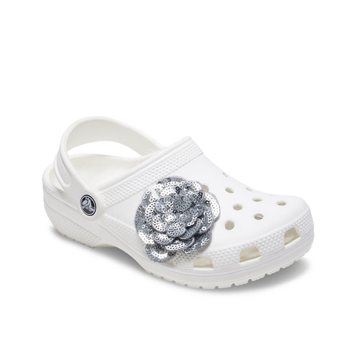 Silver Sequin Flower
