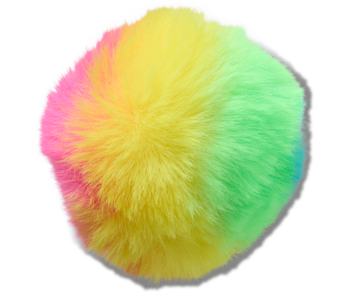 Rainbow Puff Charm