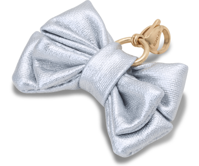 Silver Bow Charm