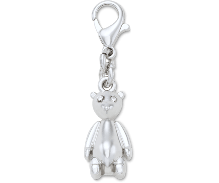 Silver Bear Charm